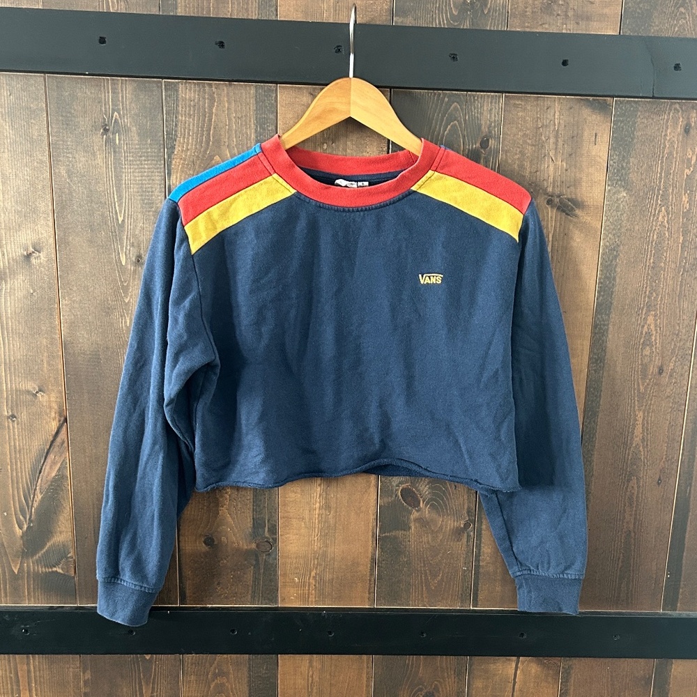 Vans Cropped Vintage Sweatshirt Women’s Size S